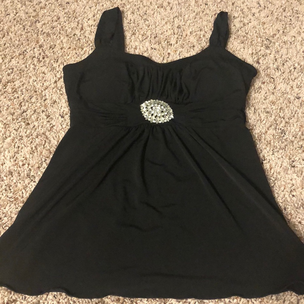 Speechless Black Top, Size Small